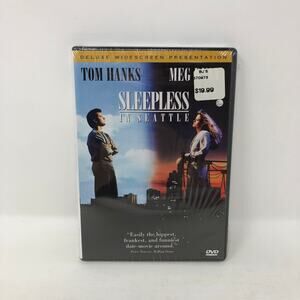 Sleepless in Seattle (DVD, Deluxe Widescreen) New Sealed Tom Hanks Meg Ryan